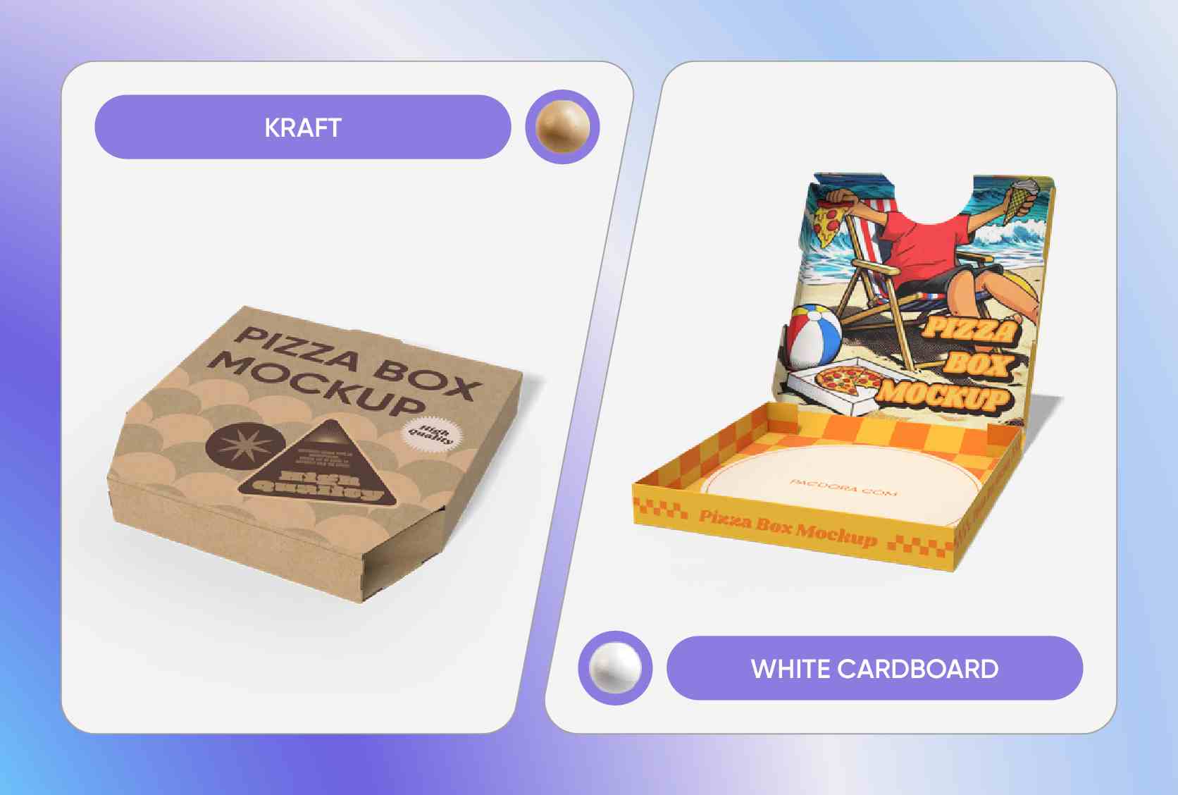 Select materials for pizza packaging design Select materials for pizza packaging design