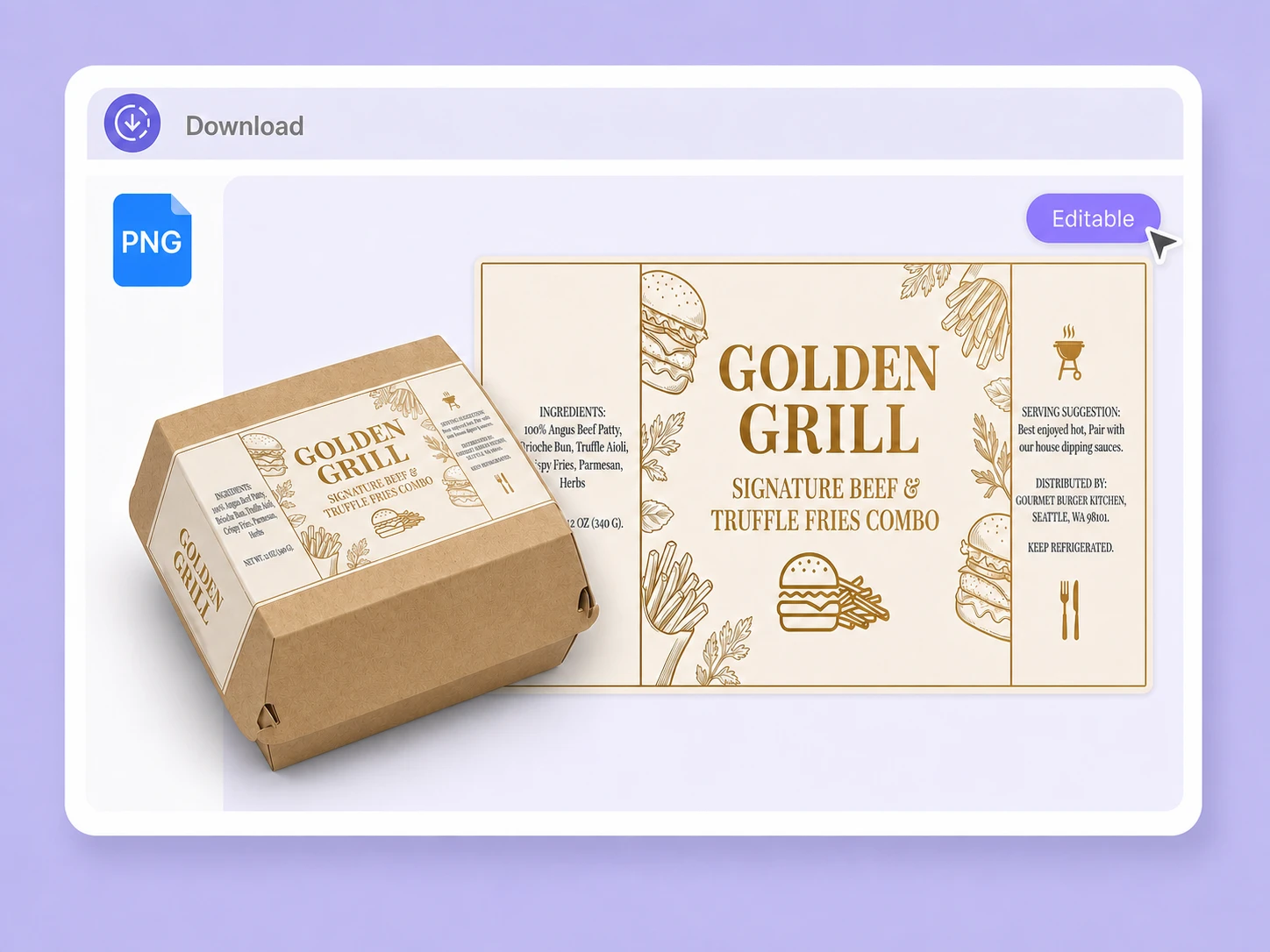 Step 3: Edit your label and preview it Step 3: Edit your label and preview it