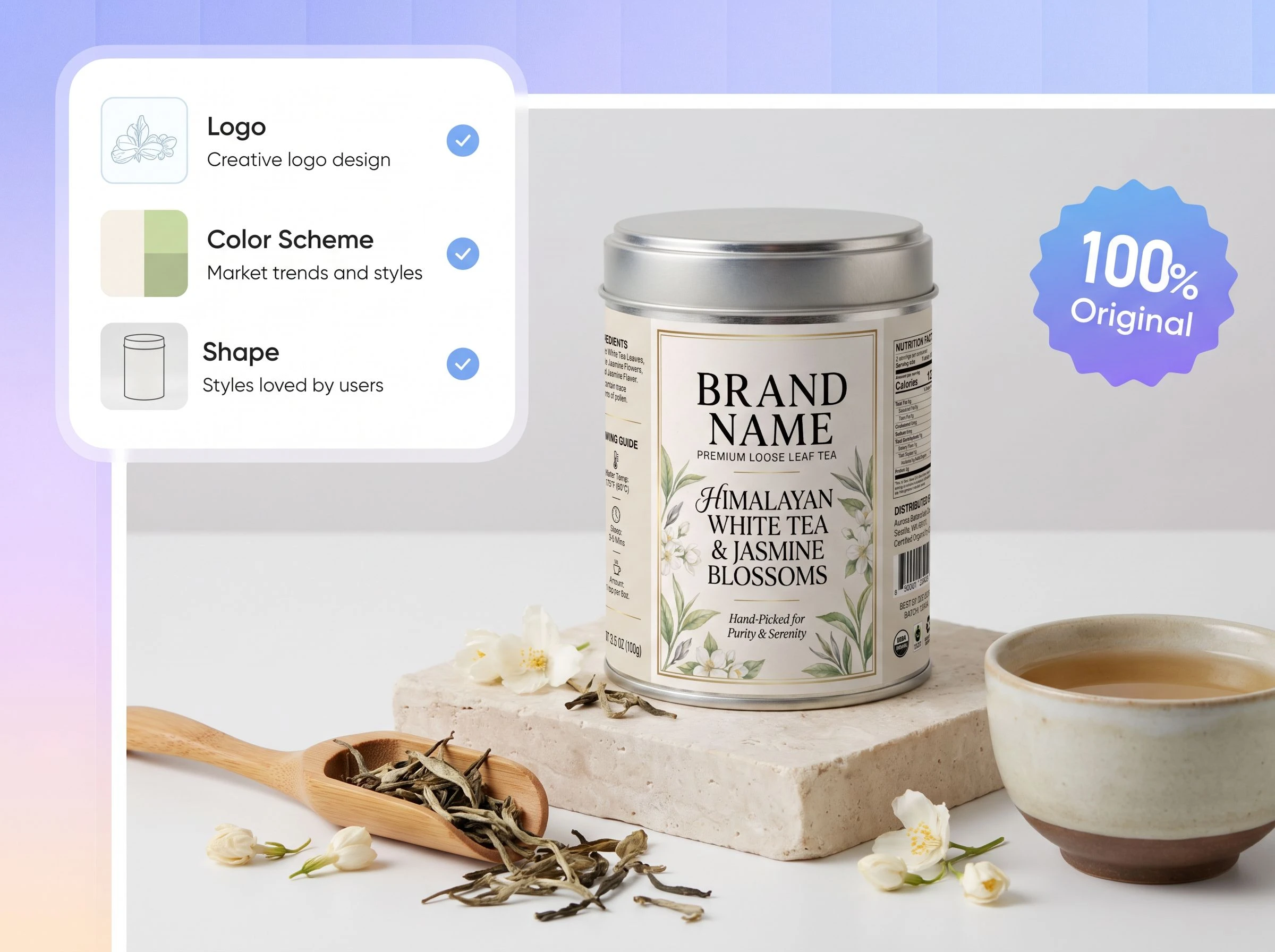 Move beyond predictable tea packaging Move beyond predictable tea packaging
