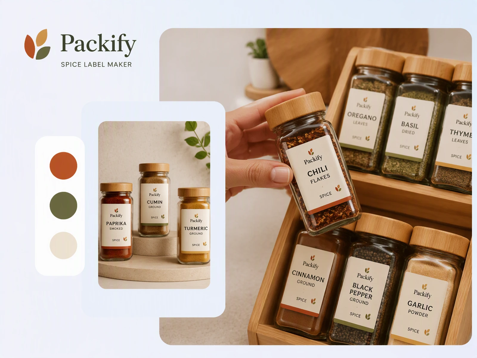 Make seasoning labels easy to scan Make seasoning labels easy to scan