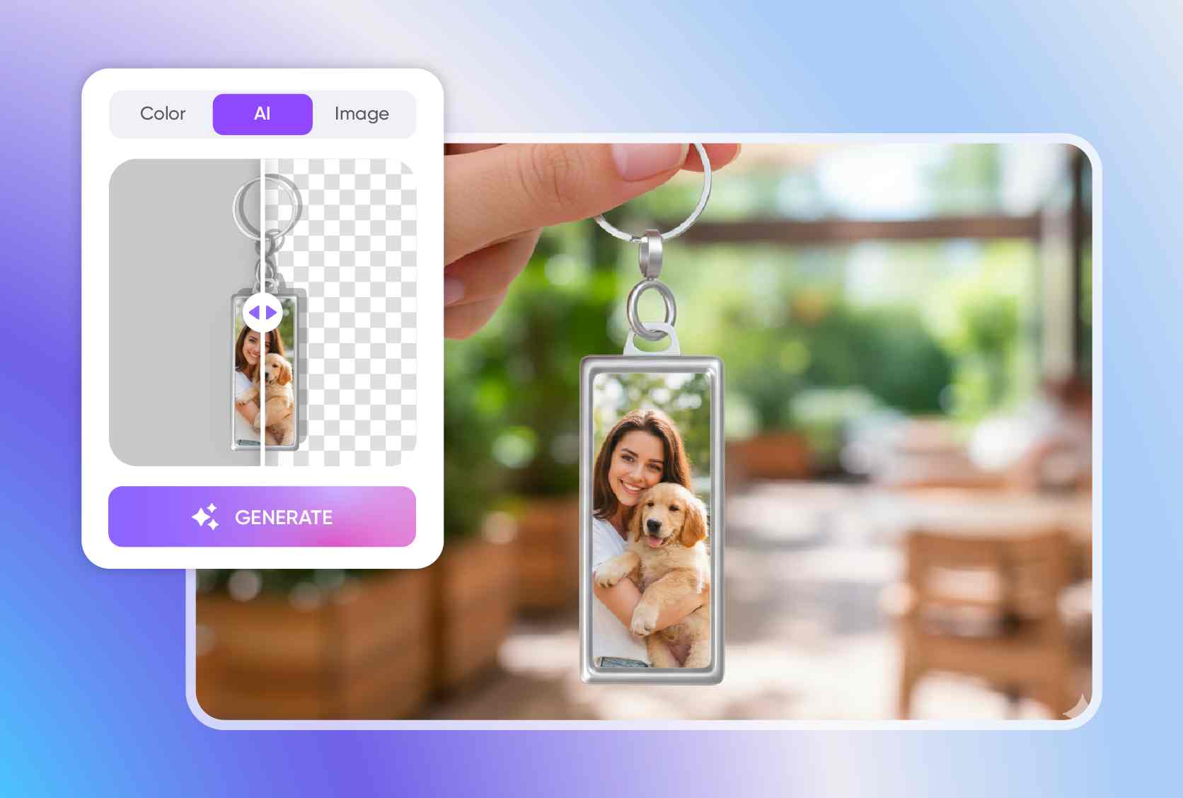 Hassle-free background tweaking for each design Hassle-free background tweaking for each design