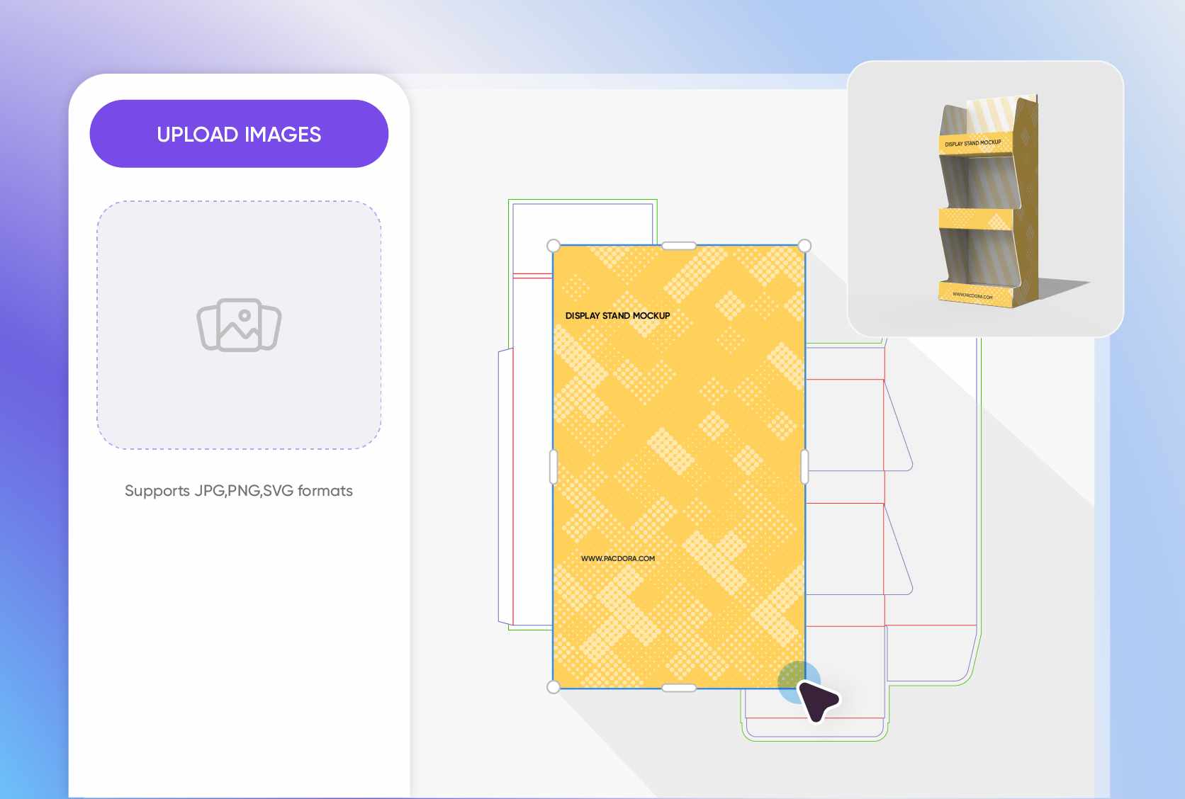 Add custom visuals for eye-catching product display Add custom visuals for eye-catching product display