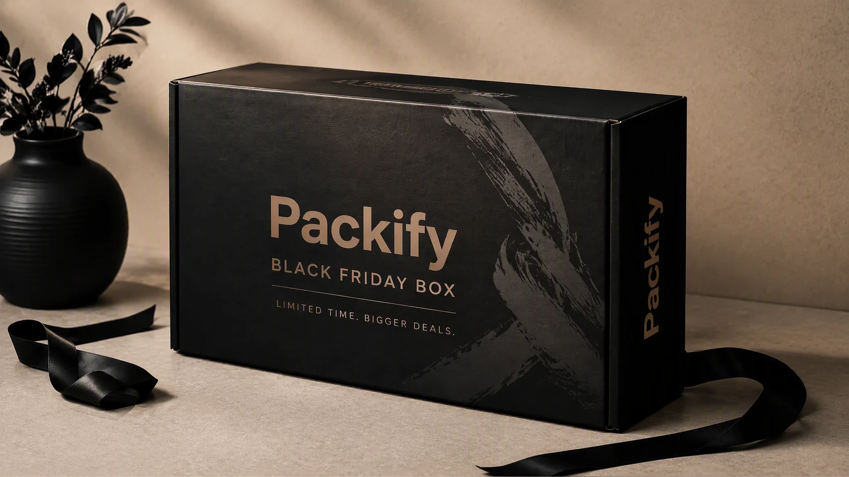 Black Friday box mockup generator Black Friday box mockup generator