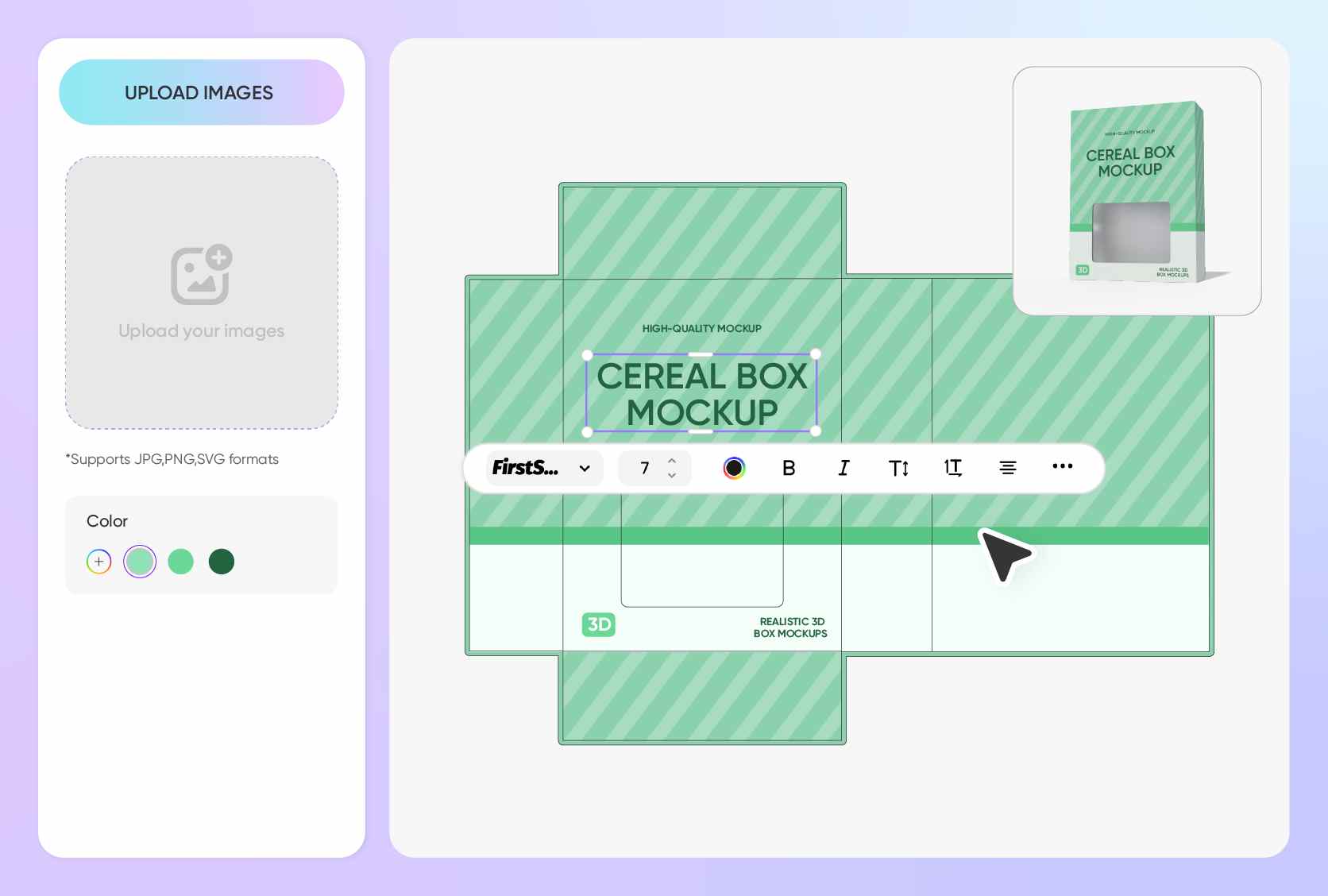 Fully control your packaging’s look and feel Fully control your packaging’s look and feel