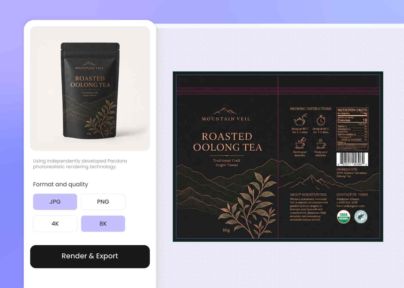 Step 3: Download the dieline and 3D mockup Step 3: Download the dieline and 3D mockup