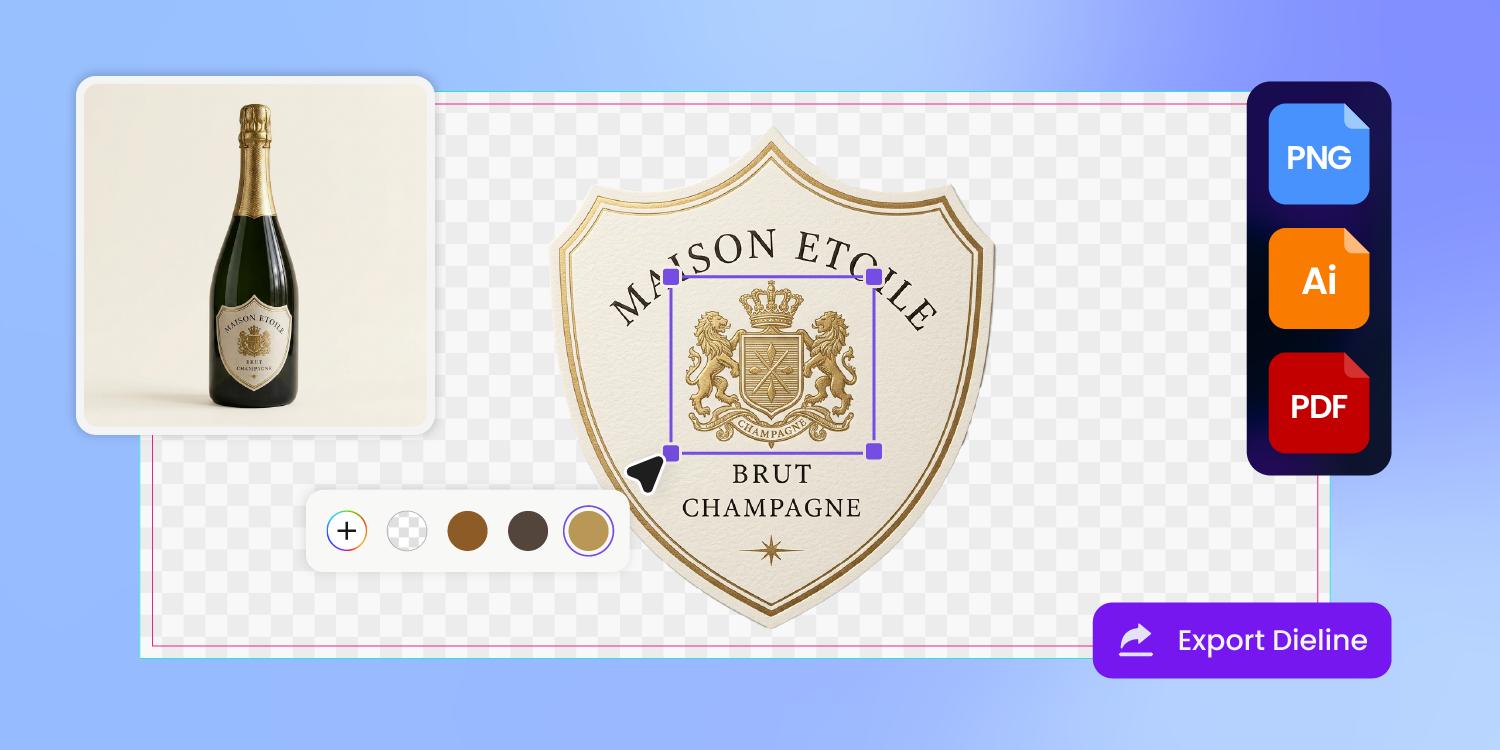 Three label zones, laid out right Three label zones, laid out right