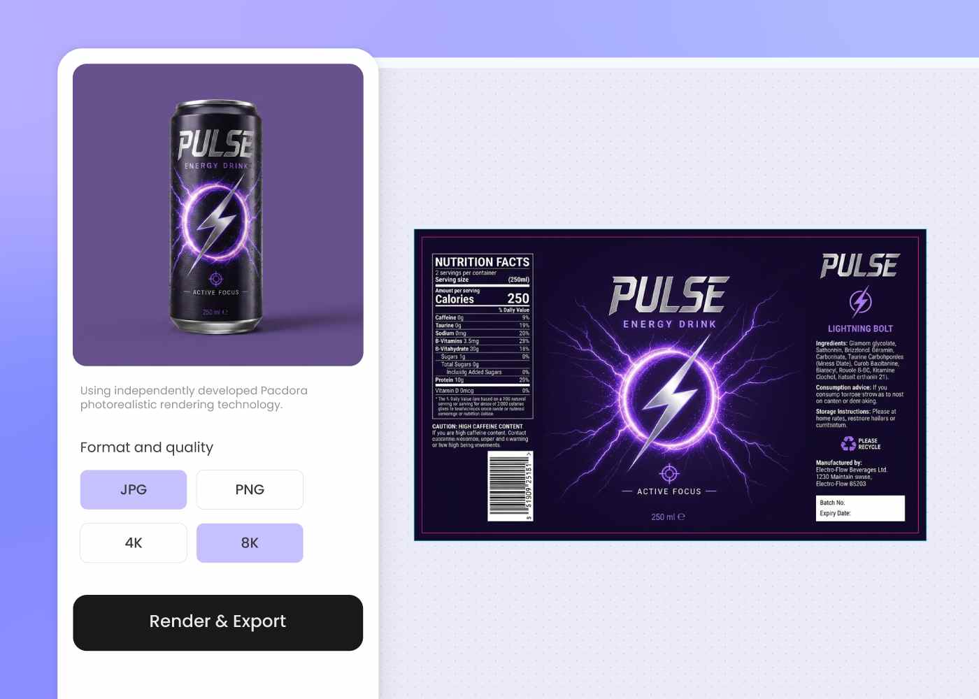 Step 3: Download the dieline and the reel Step 3: Download the dieline and the reel