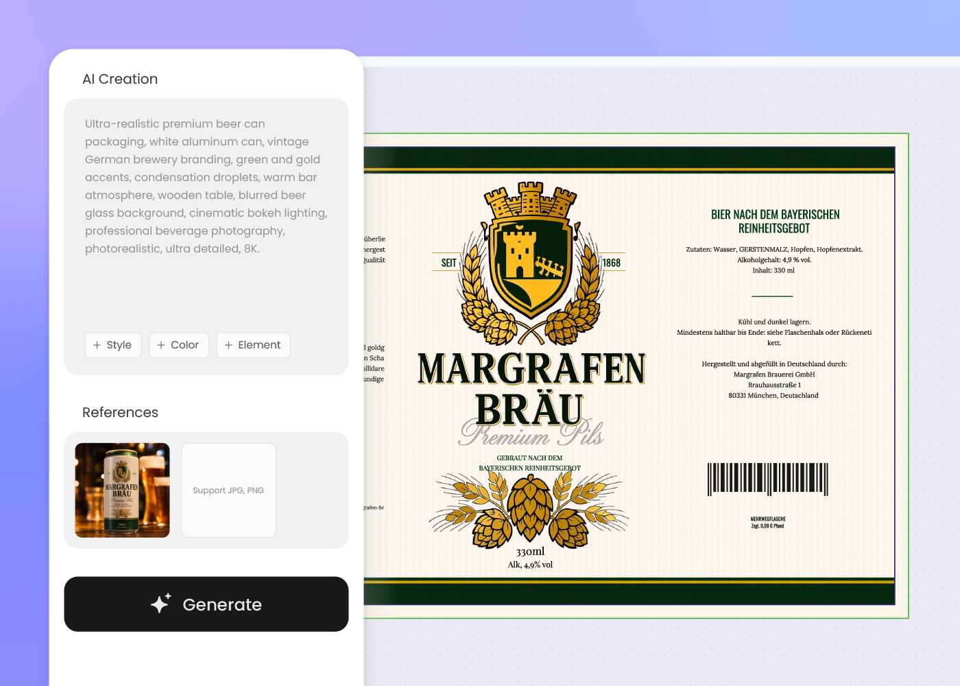 Step 2: Enter your design brief Step 2: Enter your design brief