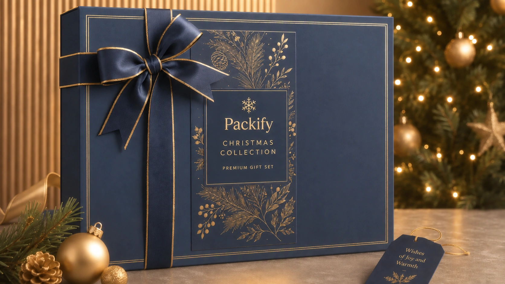 Create luxury Christmas packaging design Create luxury Christmas packaging design