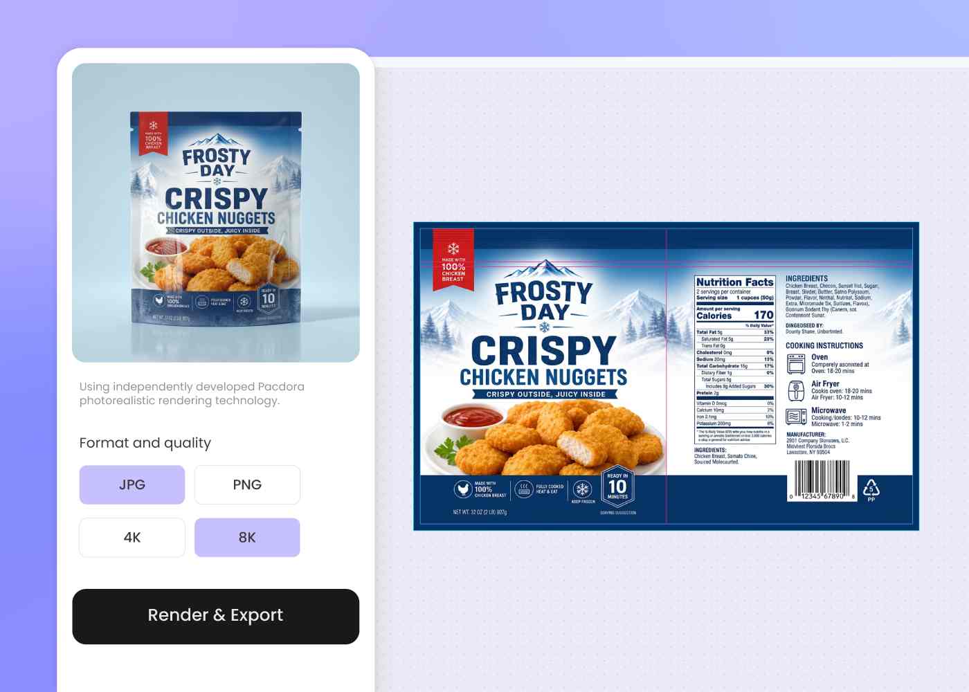 Step 3: Generate and export Step 3: Generate and export