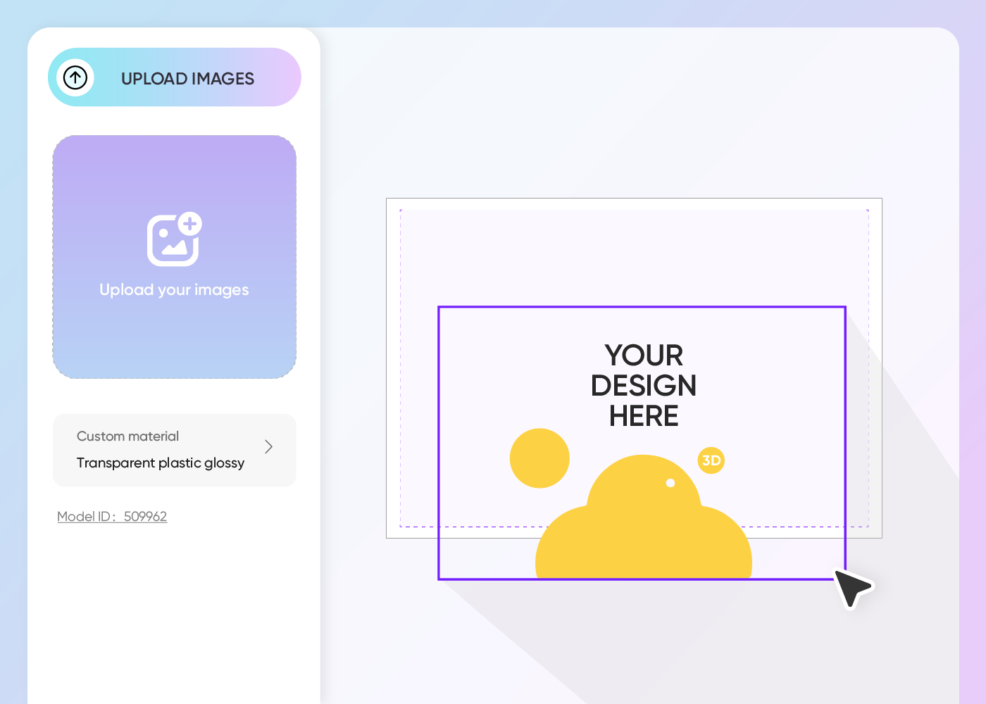 Step 2: Upload and personalize your design Step 2: Upload and personalize your design