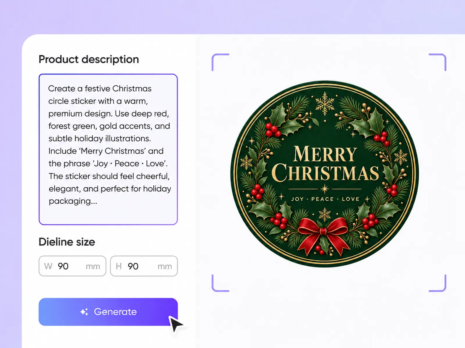 Step 2: Organize the sticker layout Step 2: Organize the sticker layout