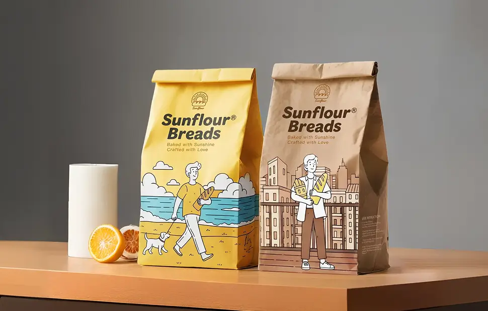 Sunflour Bakery Brand Design Sunflour Bakery Brand Design