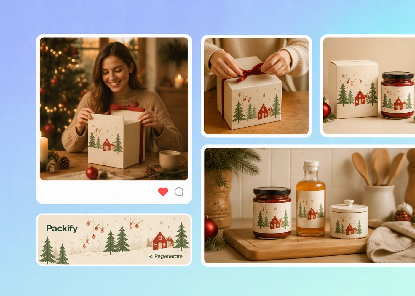 Step 3: Export and review the dieline christmas-box-design-export-and-review-the-dieline