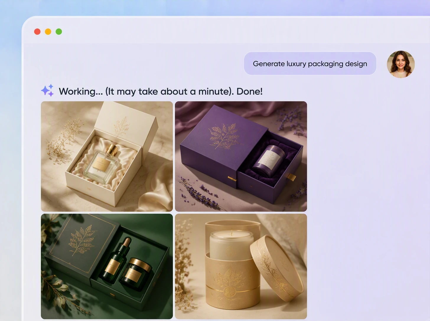 Step 2: Compare luxury packaging design concepts Step 2: Compare luxury packaging design concepts