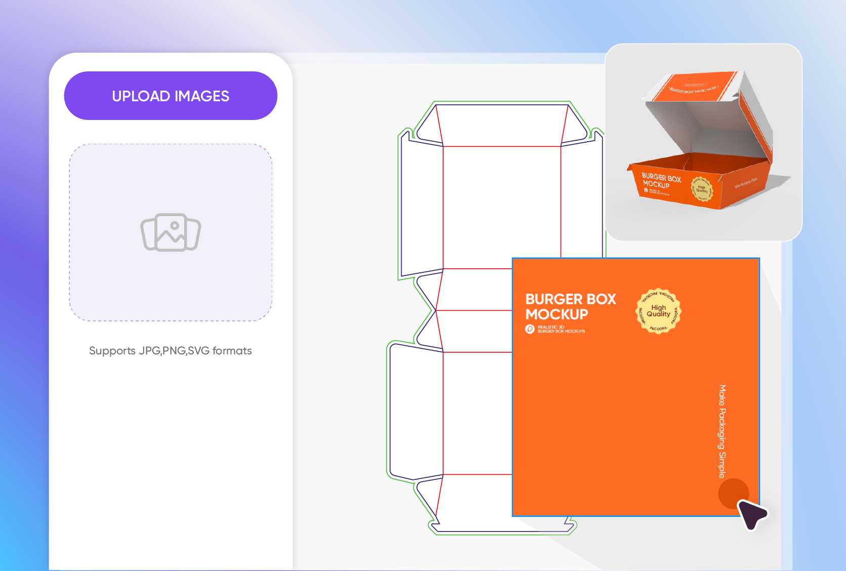 Design flexibility for images and text placement Design flexibility for images and text placement
