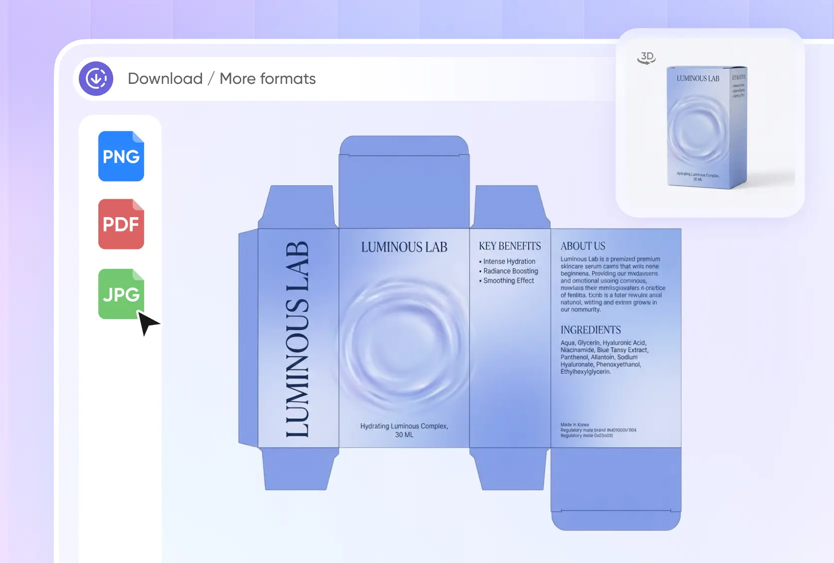 Packaging mockup to dieline workflow Packaging mockup to dieline workflow
