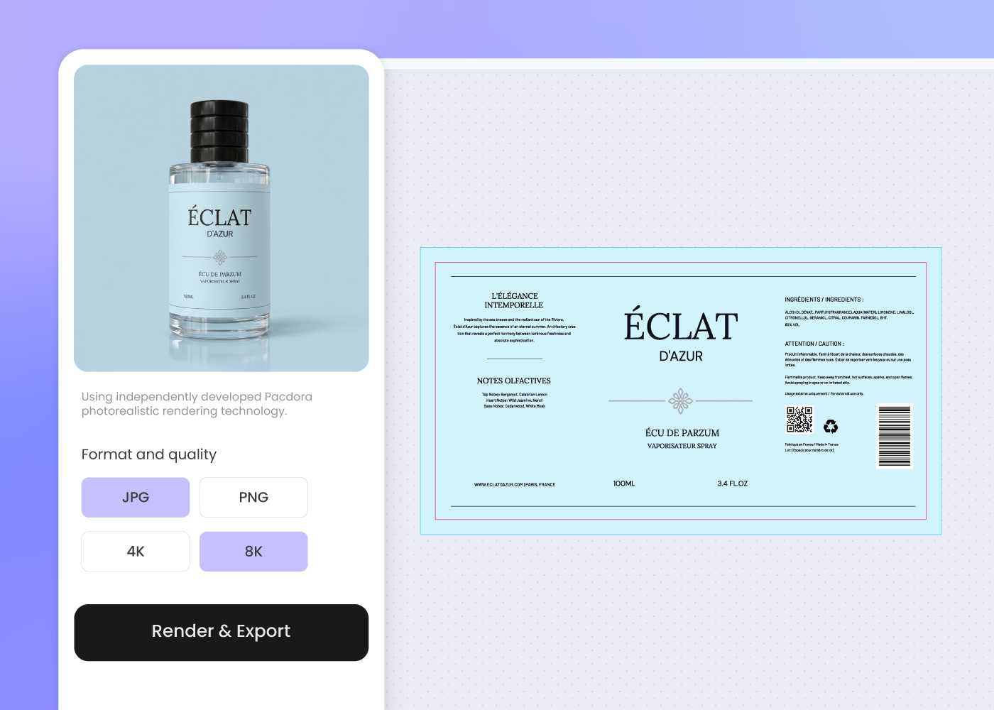 Step 3: Download dieline and 3D mockup Step 3: Download dieline and 3D mockup