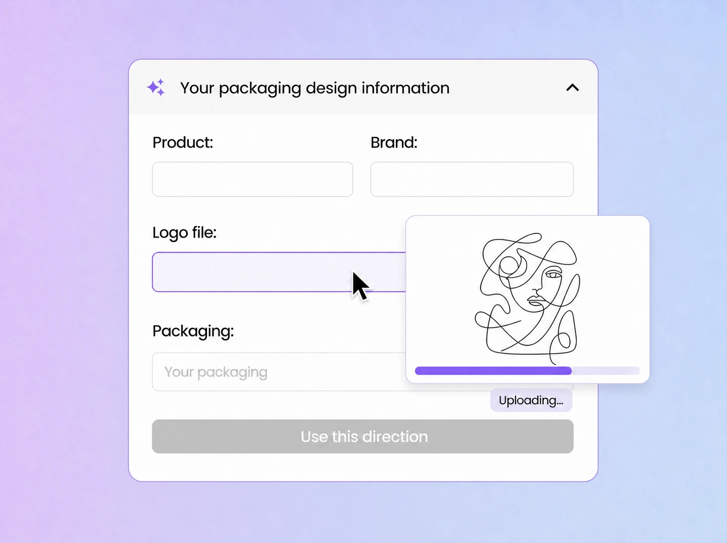 Upload your artwork file Upload your artwork file