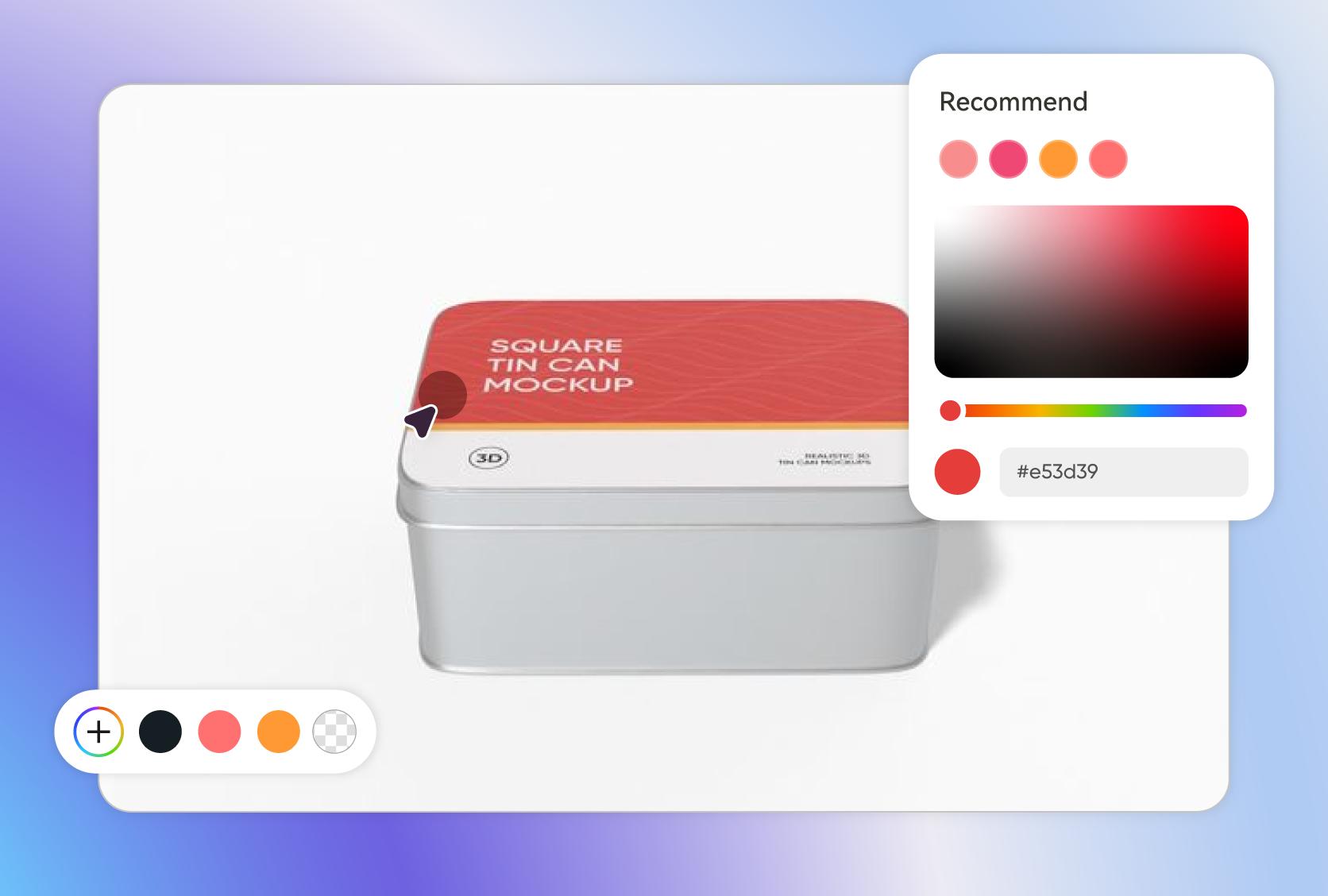 Apply bold custom tin box color palettes Apply bold custom tin box color palettes