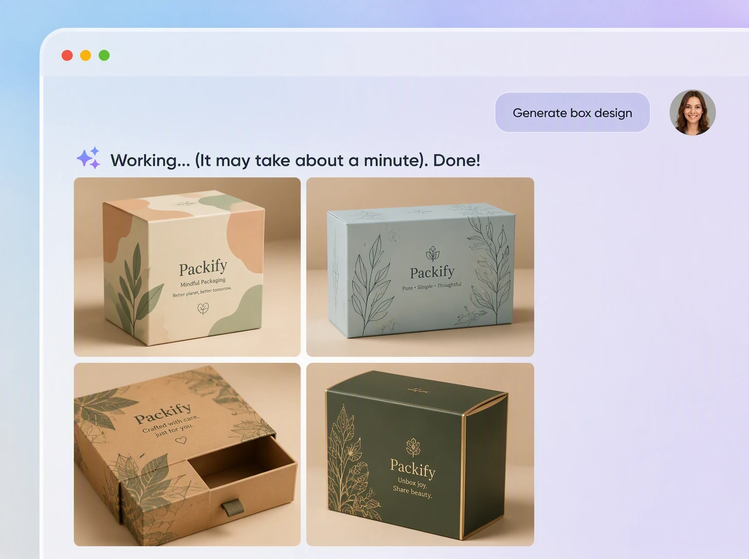 Step 2: Generate and review the design Step 2: Generate and review the design