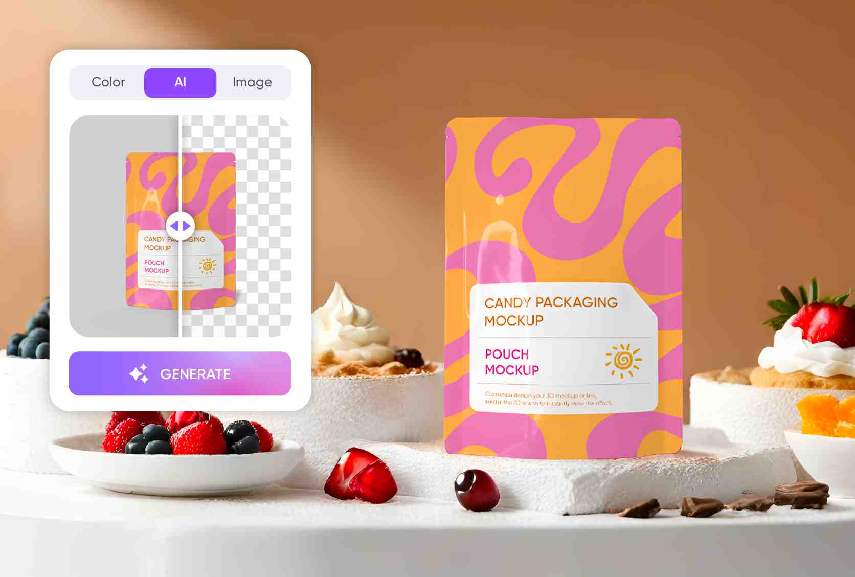 Use AI backgrounds for unbelievably real designs Use AI backgrounds for unbelievably real designs