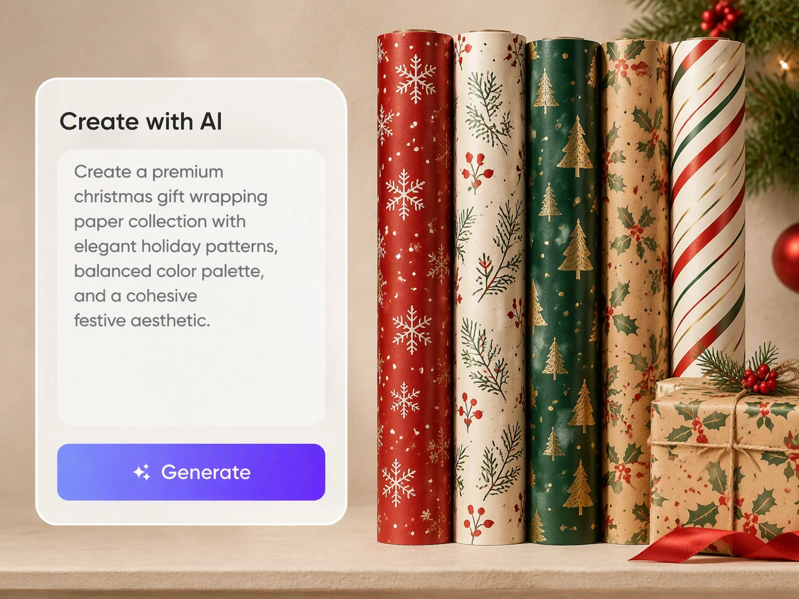 Generate Christmas wrapping paper design ideas christmas-gift-wrapping-paper-generate-design-ideas