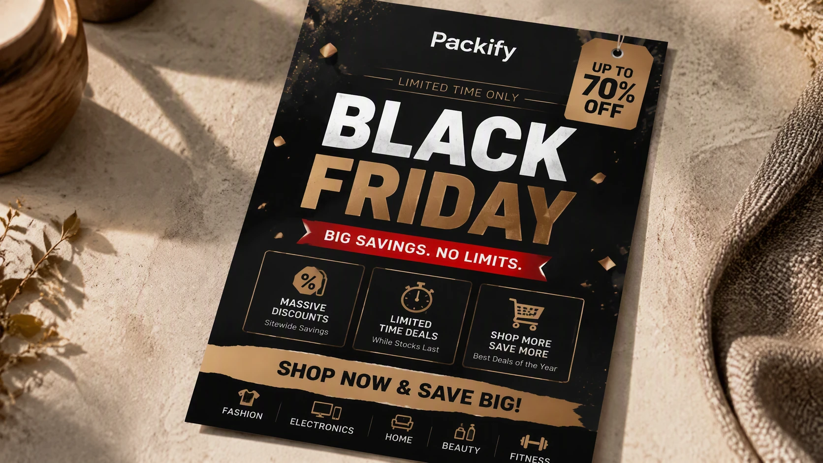 Black Friday flyer maker Black Friday flyer maker
