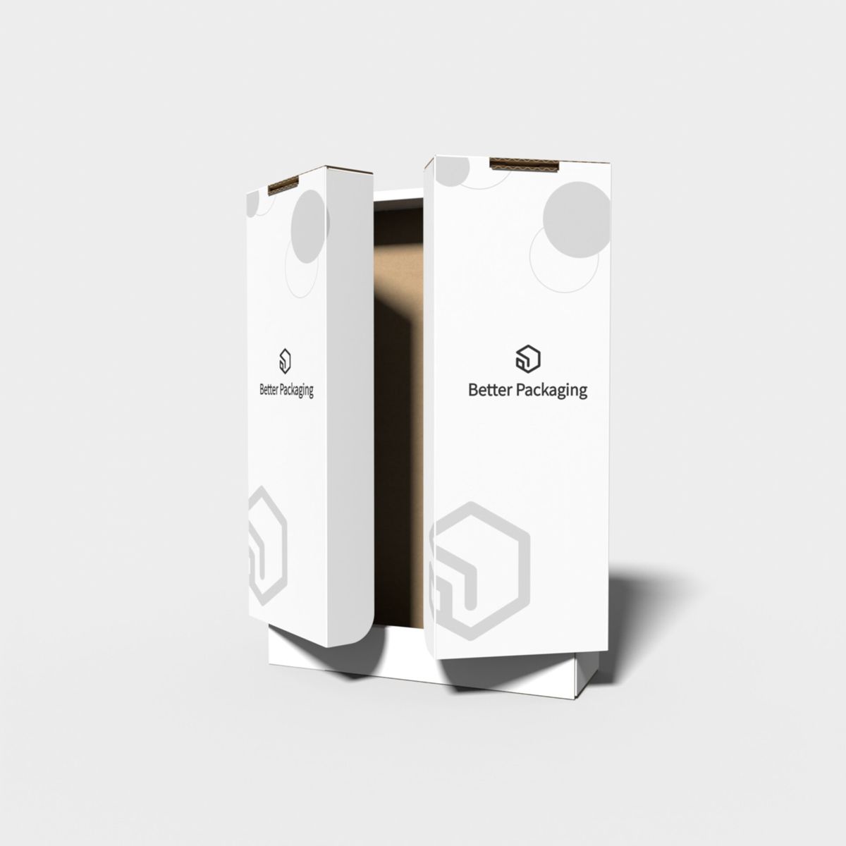 Packaging Design Online 3D Render Mockup Dieline