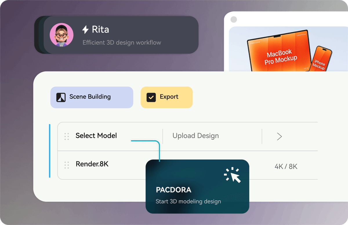 Free 3D Modeling Software & Mockup Scene Creator