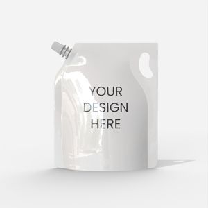 Flexible Packaging Stand Up Pouches Mylar Bag Mockup 600580