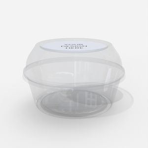 Plastic Bowl Flexible Packaging Mockup 602110