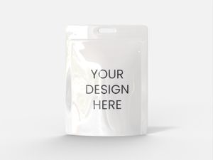 Flexible Packaging Stand Up Pouches Mylar Bag Mockup 602840