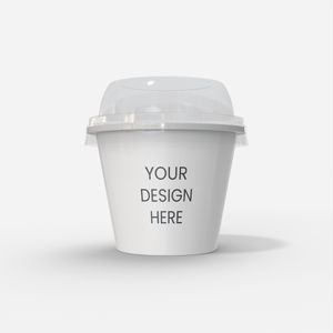 Plastic Bowl Flexible Packaging Mockup 603040