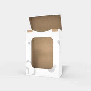 Custom Dimensions Tuck End Box Variations With Window Dieline 110801