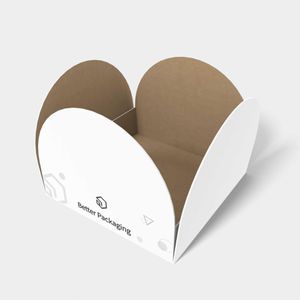 Custom Dimensions Tray Boxes Dome Dieline 120230