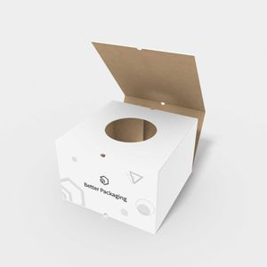 Custom Dimensions Tray Boxes Ribbon Holes Dieline 120260