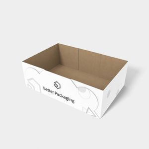 Custom Dimensions Tray Boxes Arc Dieline 123030