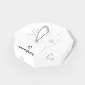 Custom Dimensions Tray Boxes Octagon Dieline 123130