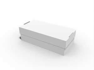 Custom Dimensions Shoe Box With Holes Filp Top Boxes Dieline 151150