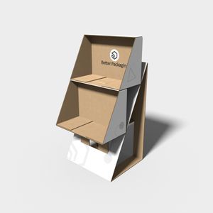 Custom Dimensions Display Boxes/Stands double bevel Dieline 175180