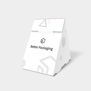 Custom Dimensions Polygonal Boxes Triangle Dieline 180050