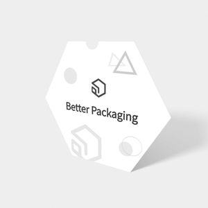 Custom Dimensions Regular Hexagon Cards Hang Tags Dieline 260060