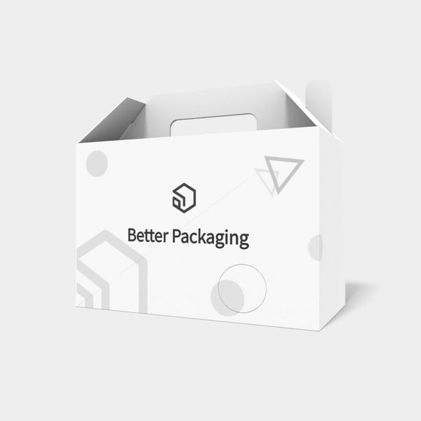 Packaging Design Online 3D Render Mockup Dieline