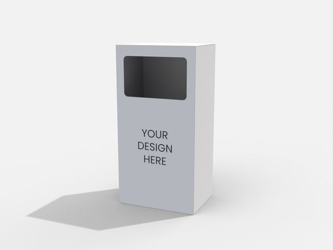Tuck end boxes back open security buckles