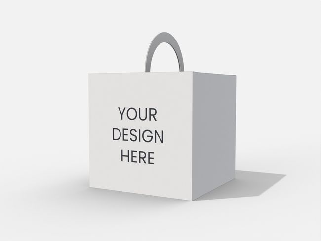 Tuck end box variations polygonal button bottom handle
