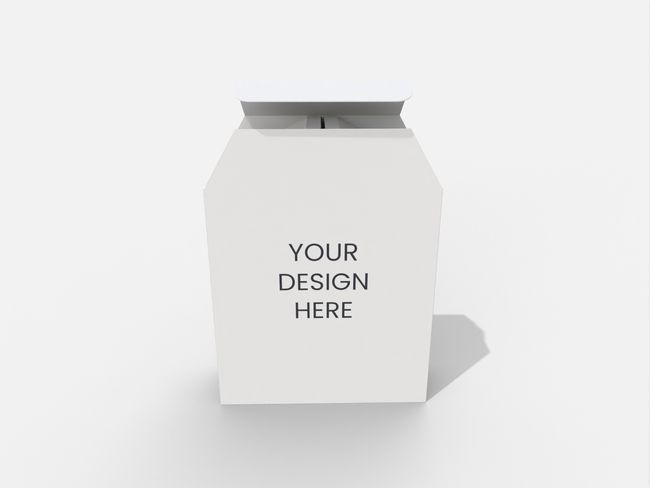 Tuck end box variations with window angled