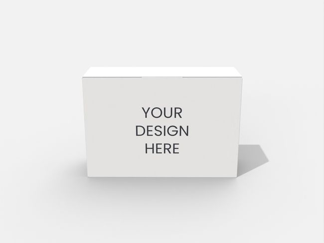 Tuck end box variations front open positive three buttons