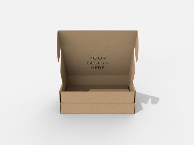Double drawer tuck front box paper