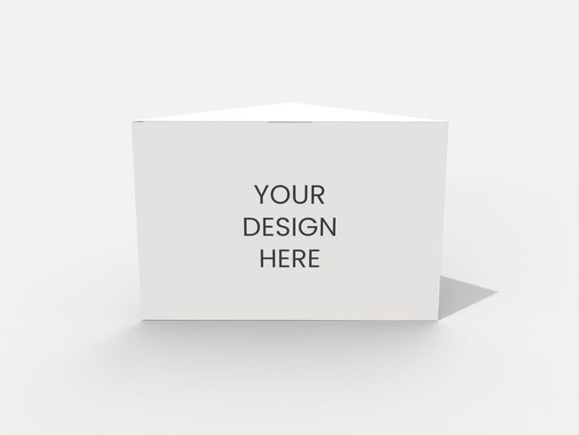 Polygonal boxes triangle auto lock bottom